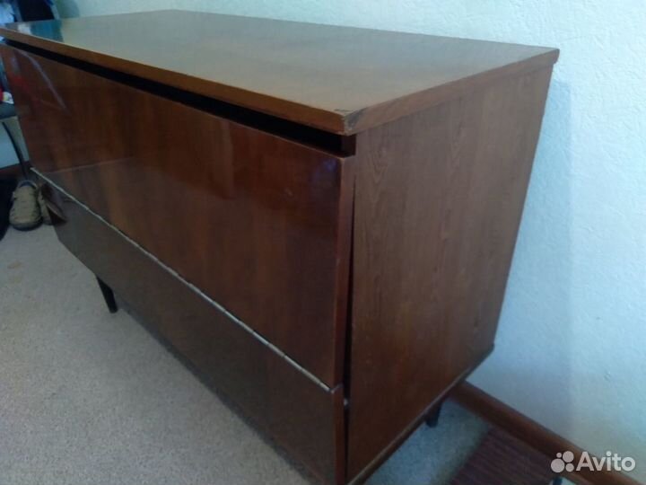 Тумба тумбочка полированная СССР