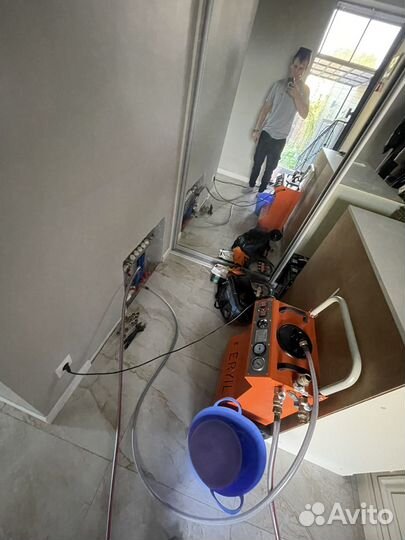 Чистка системы отопления,водоснобжения