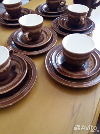 Сервиз чайный. зик. 22 предмета.Новый.СССР