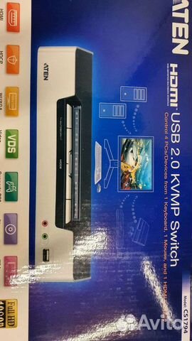 Настольный KVM переключатель aten
