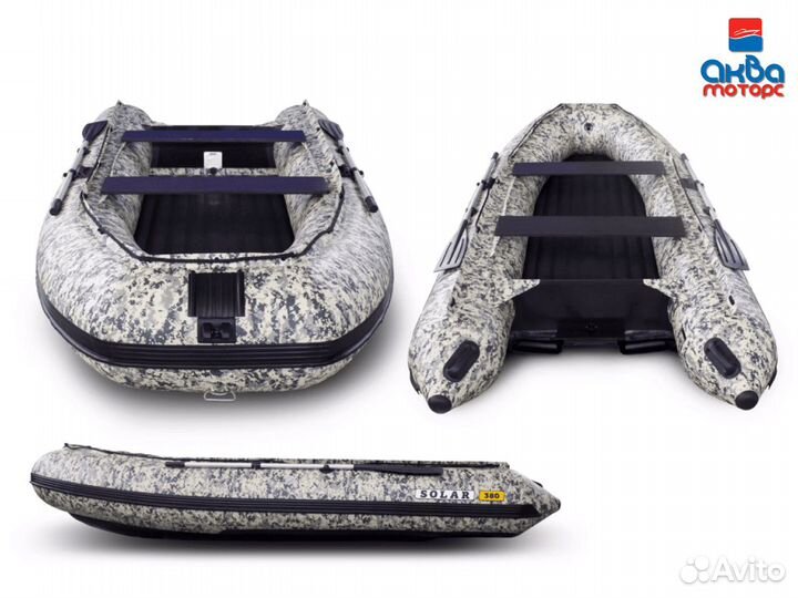 Лодка пвх Solar 380 Jet Tunnel