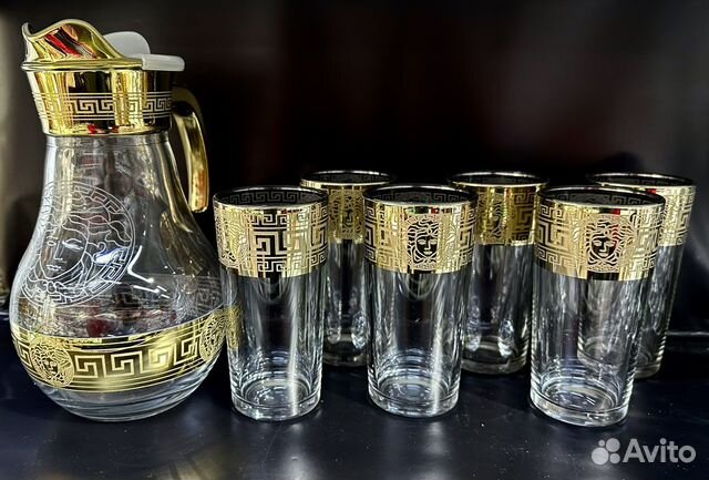 Кувшин и 6 стаканов