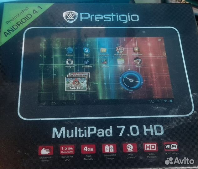 Prestigio multipad 7.0 hd планшет