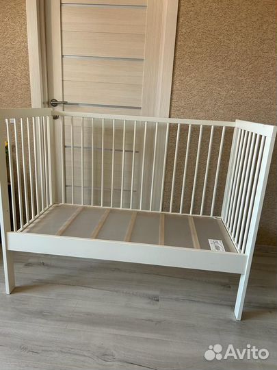 Детская кровать Икеа с матрасом Орматек