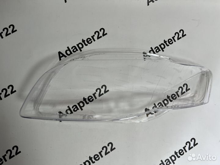 Стекло фары Audi A4 B7 2004-2007. Под лаком