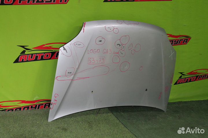 Капот honda GA3, GA5 logo 2 модель, 3 модель