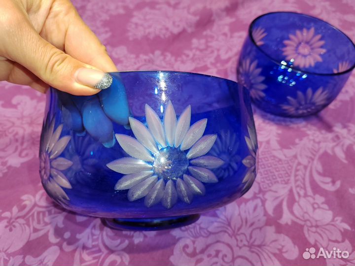 Набор хрустальных салатников