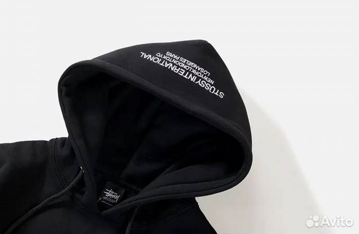 Худи Stussy черное