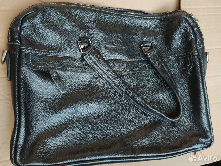 Мужской кожаный портфель бу