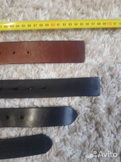Ремень кожаный 95см