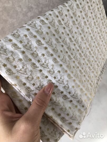 Бумага тишью новогодняя