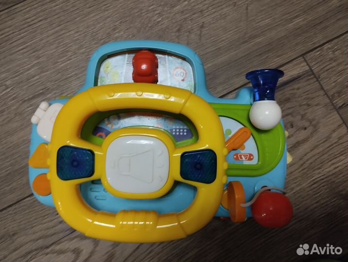 Руль детский в машину музыкальный