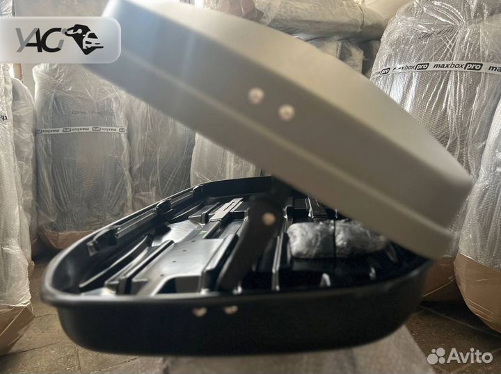 Автобокс 460л серый песок (полное оснащение)