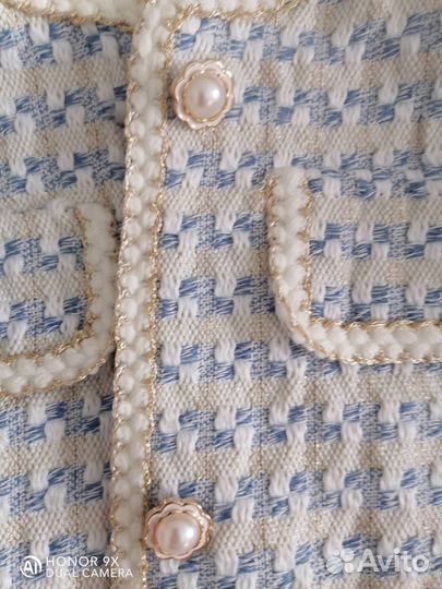 Твидовый пиджак в стиле chanel 42/44