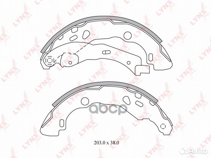 Колодки торм.бар.renault logan/clio/sandero (20