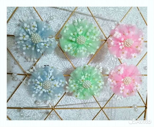 Заколка для волос ручной работы