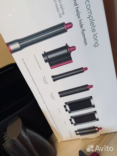 Фен-стайлер Dyson long HS05 Fuchsia/Nickel