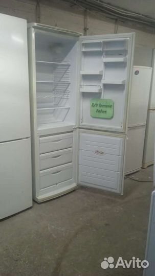 Холодильник высокий бу 2компрессора Атлант доставк