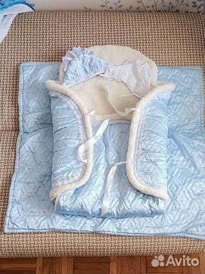 Зимний конверт на выписку