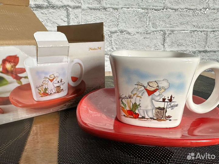 Чашка с блюдцем