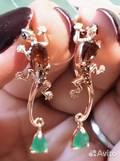 Серебряные серьги