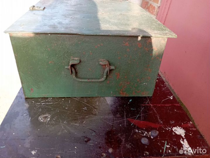 Ящик - сейф металлический СССР