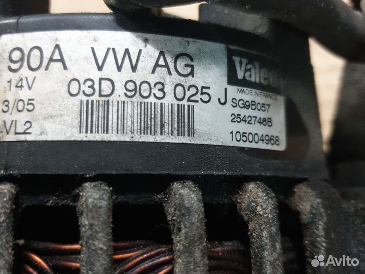 Генератор 03D903025J skoda fabia