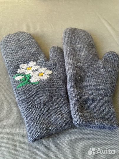 Варежки из ангоры