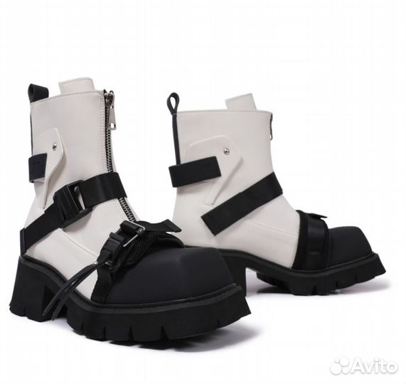 Ботинки Balenciaga type Black and White