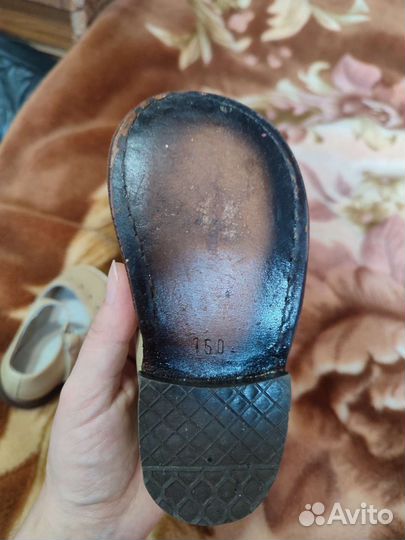Сандалии детские времен СССР, 150 р-р обувь ретро
