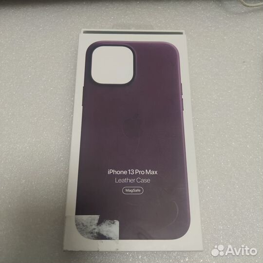 Чехол Apple MagSafe для iPhone 13 Pro Max, кожа, «
