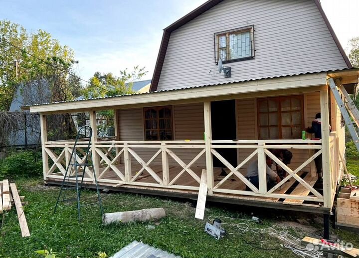 Строительство террас, беседок, веранд, навесов