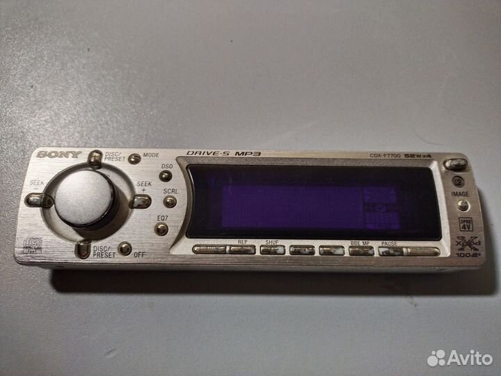 Съемная панель магнитолы Sony CDX-F7700