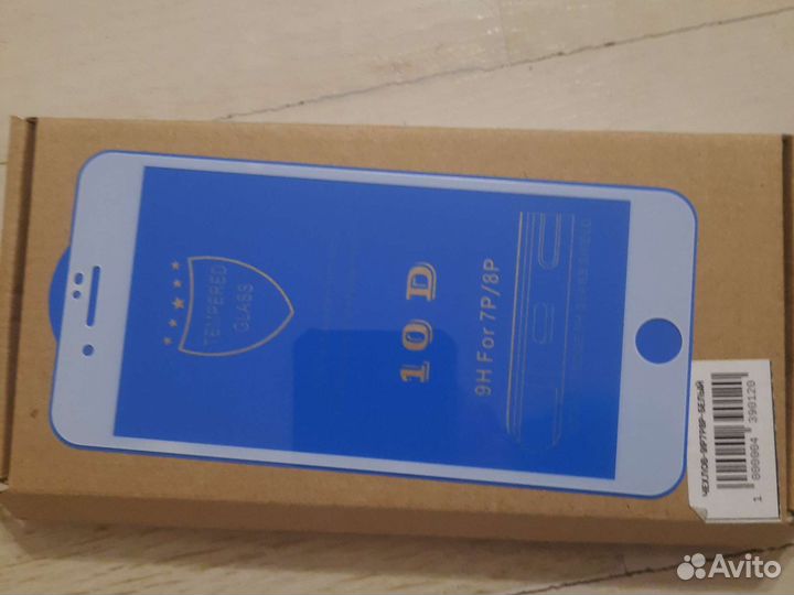 Защитное стекло iPhone 7, 8 plus