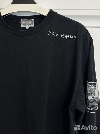 Лонгслив Cav Empt оригинал черный