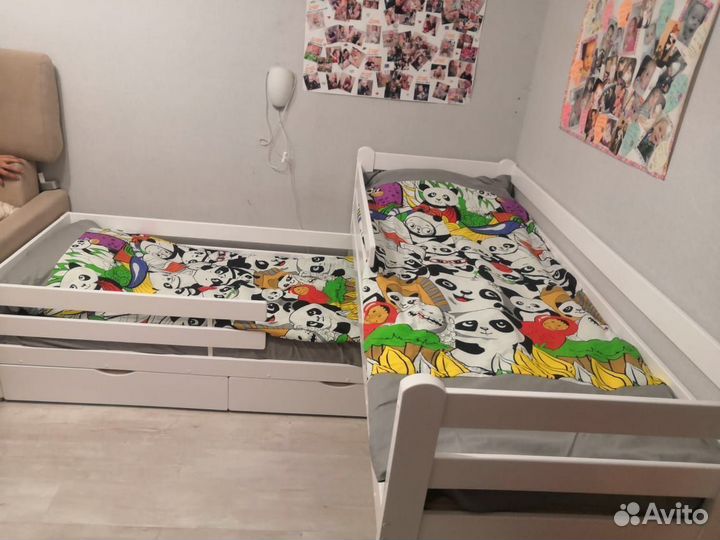 Кровать выдвижная двухъярусная модель 25