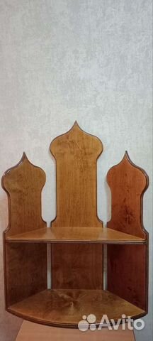 Угловая полка для икон