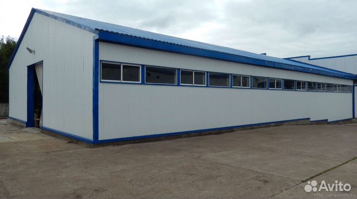 Производственные помещения из сэндвич панелей