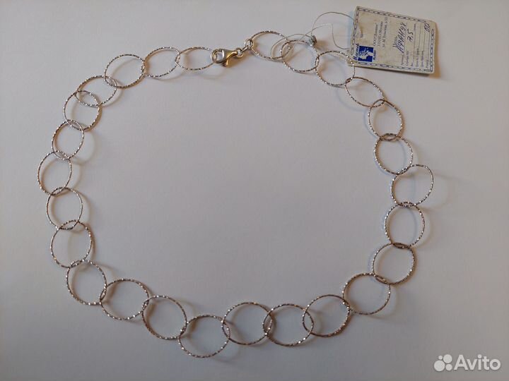 Колье серебро 925