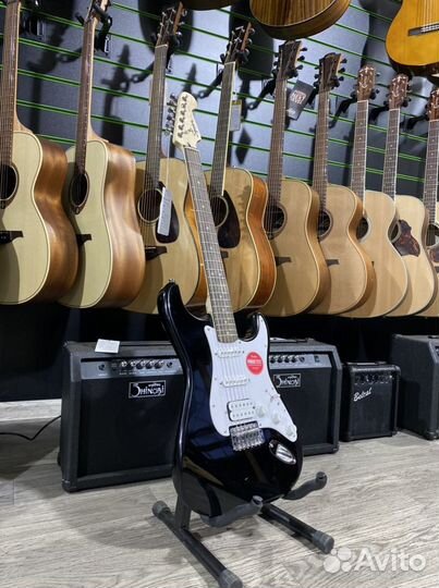 Fender squier bullet HSS HT электрогитара