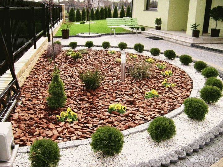 Мульча из коры лиственницы