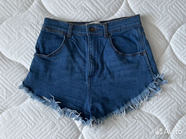 Шорты zara джинсовые синие