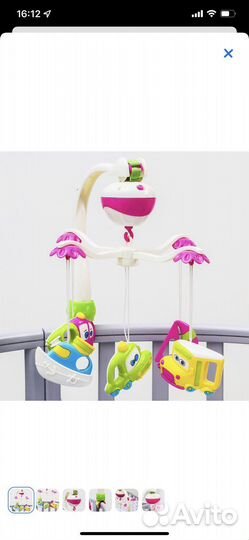 Музыкальный мобиль на кроватку