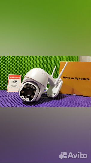Камера видеонаблюдения уличная поворотная WiFi 4G