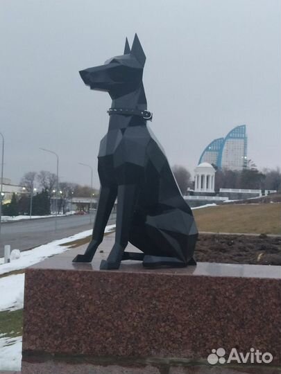 Полигональные фигуры из металла