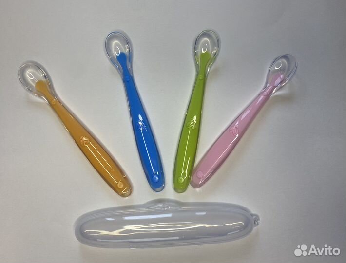 Силиконовая ложка для кормления