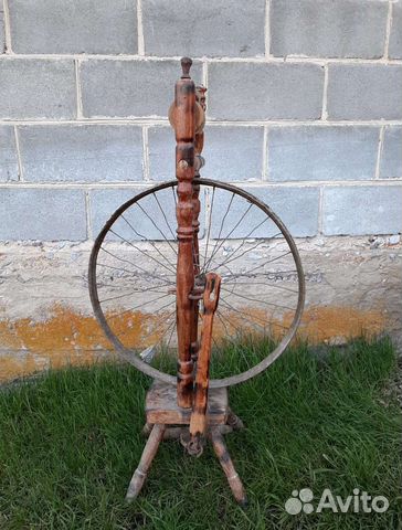 Прялка деревянная старинная