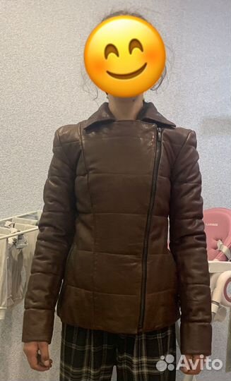 Кожаная куртка новая