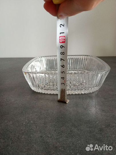 Салатник хрустальный СССР. Хрустальная ваза СССР