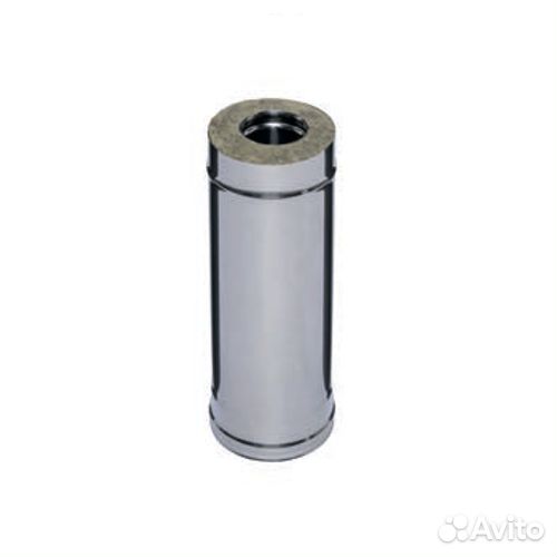 Сэндвич ferrum 0,5м (430/0,8мм + нерж.) Ф130х200